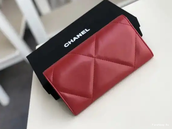 First Bag Ru CHANEL WALLET 19 LONG FLAP 0627